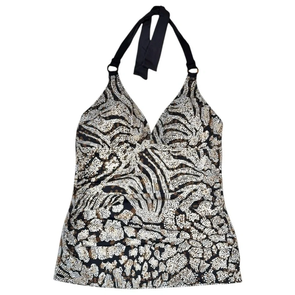 Tommy Bahama Playa Brava Reversible Ring Tankini Top - Picture 5 of 16